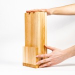 Деревянные разделочные доски 4 шт. на подставке из сибирского кедра RDN4