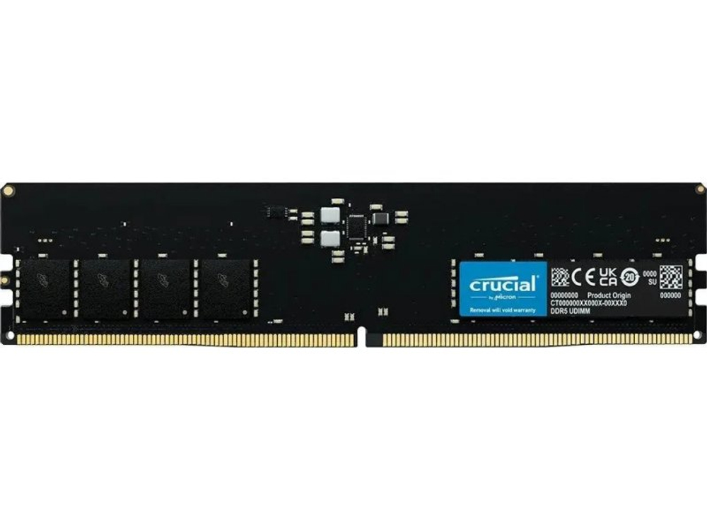 Оперативная память Crucial CT32G48C40U5, DDR5 1х 32ГБ 4800 МГц, DIMM, RTL