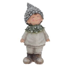 GAEM Фигурка декоративная "Мальчик/ Девочка, L9,5 W6,5 H19 см, 2в.