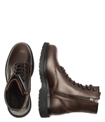 Кожаные высокие сапоги Calvin Klein - коричневый(HM0HM01575)