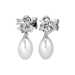 Серьги Dyrberg Kern PETUN SS CRYSTAL / WHITE PEARL 480055