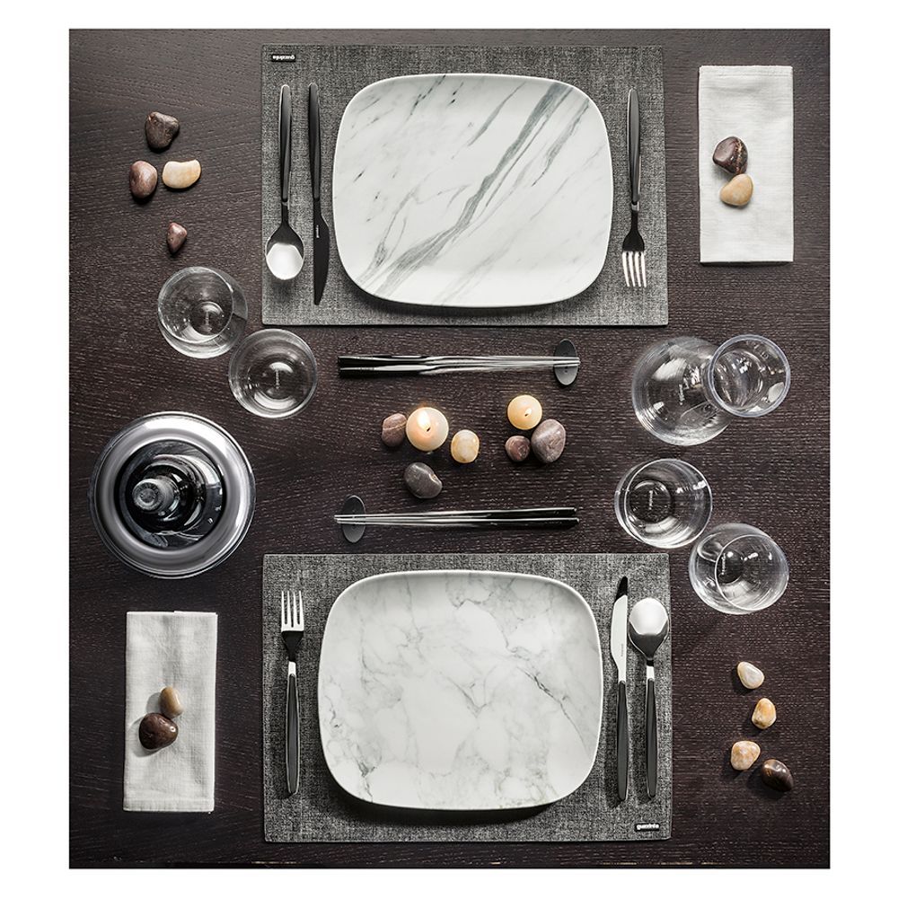 Салфетка подстановочная двусторонняя Tiffany, темно-серая