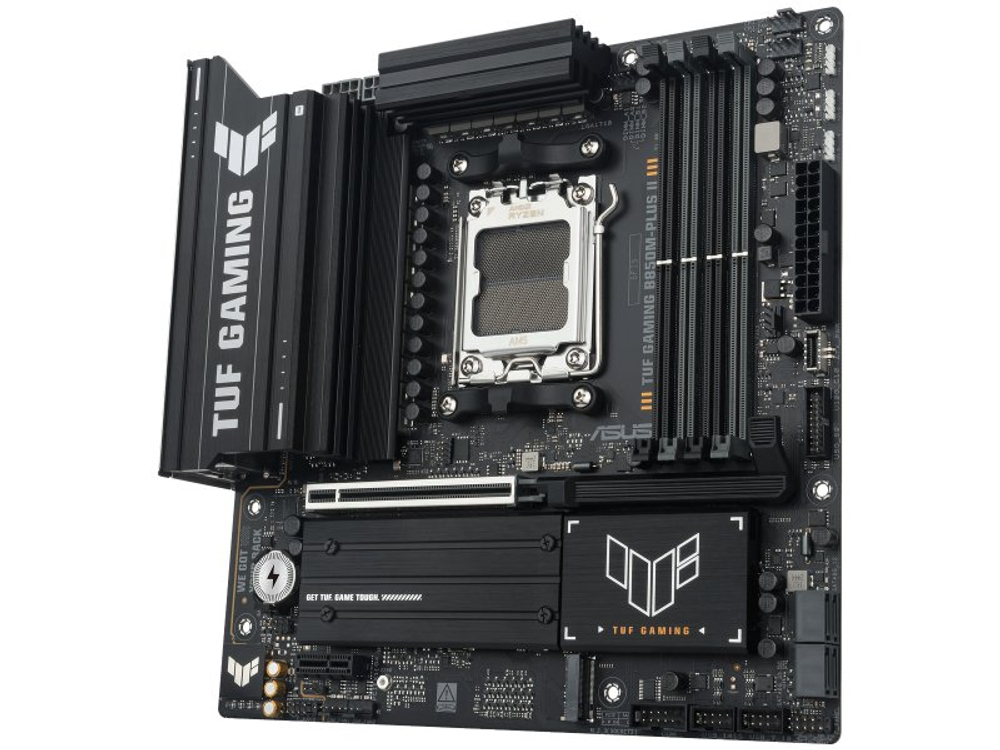 Материнская плата Asus Tuf Gaming B850m-plus II, Socket AM5, AMD B850, mATX, RTL [90MB1MT0-M0EAY0]