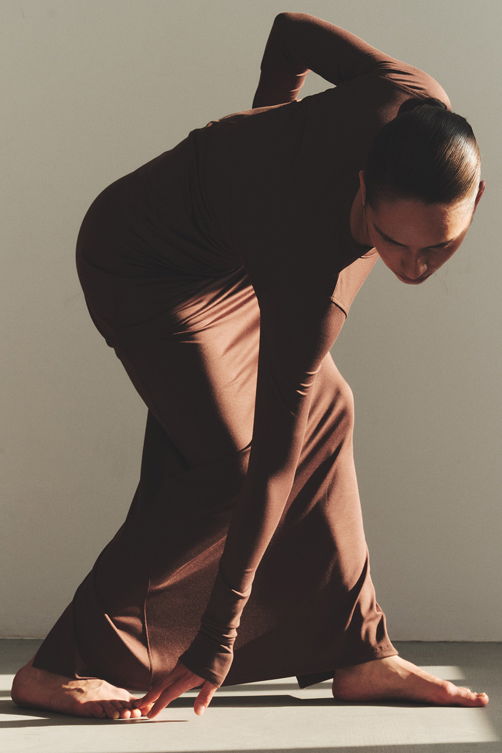 Юбка из модала GRACE Шоколад