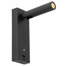 Citilux Декарт CL704431 LED USB Светильник с выключателем Чёрный