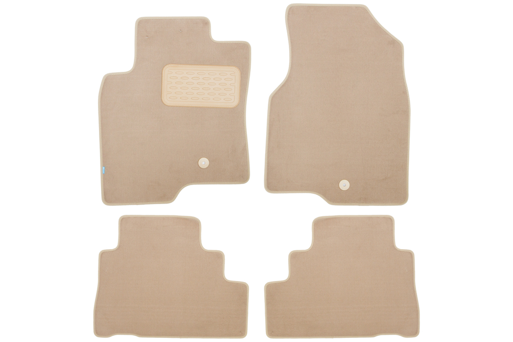 Коврики в салон для OPEL Antara АКПП 2006-2011, внедорожник , 4 шт. (текстиль, бежевые) KLEVER04371822112KH