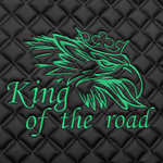 Ковры SCANIA 5 серии R (механика) (экокожа, черный, черный кант, зеленая вышивка)