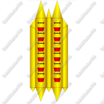 Двойной банан, мест для посадки 12, усиление дна "Стандарт плюс"
