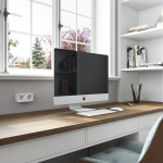 Розетка с заземлением, шторками и USB тип A+C Gallant (белый)