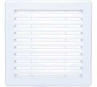 Решетка вентиляционная разъёмная 180х180 мм с москитной сеткой