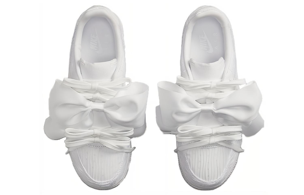 Кроссовки Nike Air Force 1 Lx "Triple White" (Женская размерная сетка)