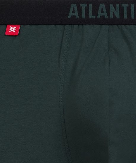 Трусы мужские боксеры (3шт), Atlantic 3MH-011, черный + изумрудный + каберне