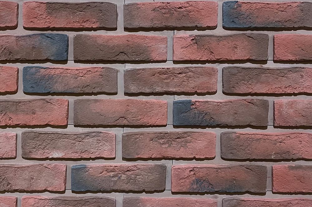 Навесной декоративный камень Каньон, коллекция Конаковский кирпич