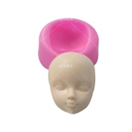 Силиконовый молд для лепки Лица ребенка для ватной игрушки