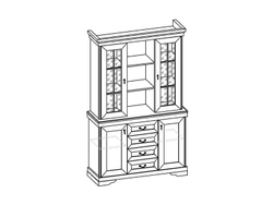 Витрина София, орех