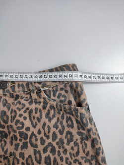 Юбка с анималистическим принтом 40 размер