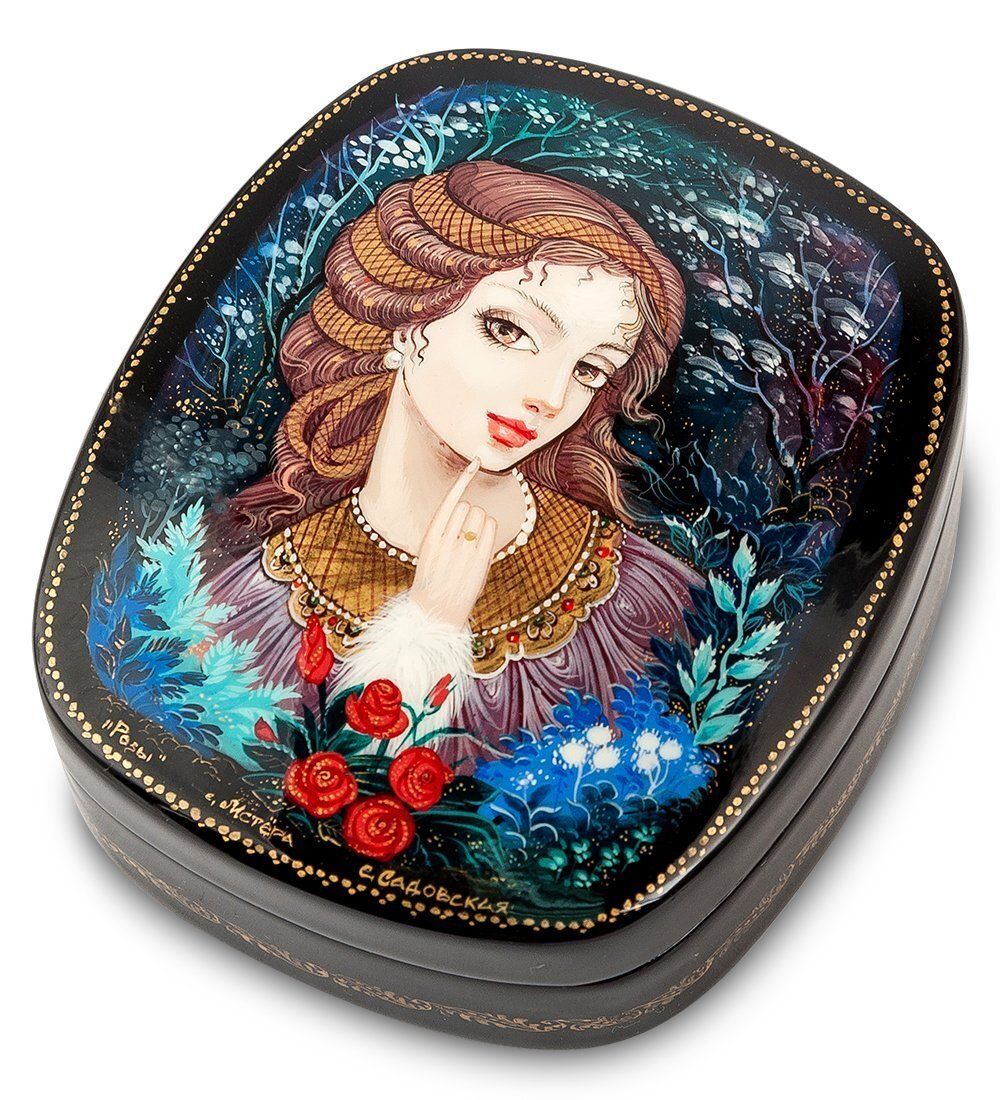 Народные промыслы ШК-30/ 24-A Шкатулка «Розы»