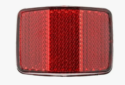 Отражатель задний (красный) , пластик (10)