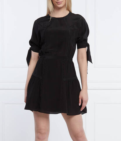 шелковое платье The Kooples - черный(FROB24132K)