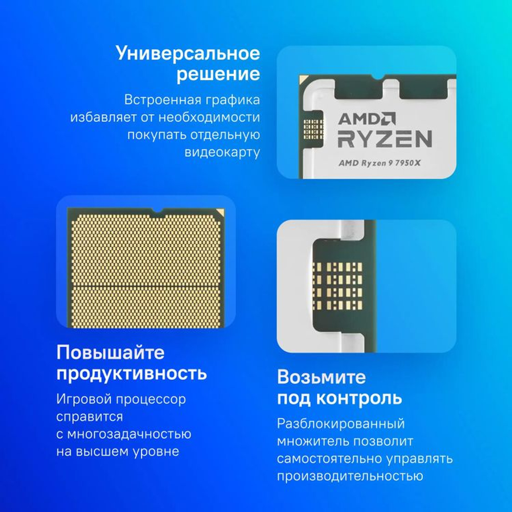 Процессор AMD Ryzen 9 7950X, AM5,  OEM [100-000000514]