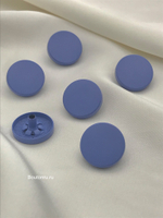 Шляпка под установочные кнопки васильковая