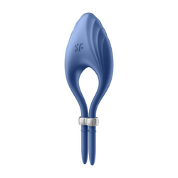 Виброкольцо Satisfyer Duelist, синий