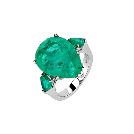 Кольцо Ermolov капля параиба