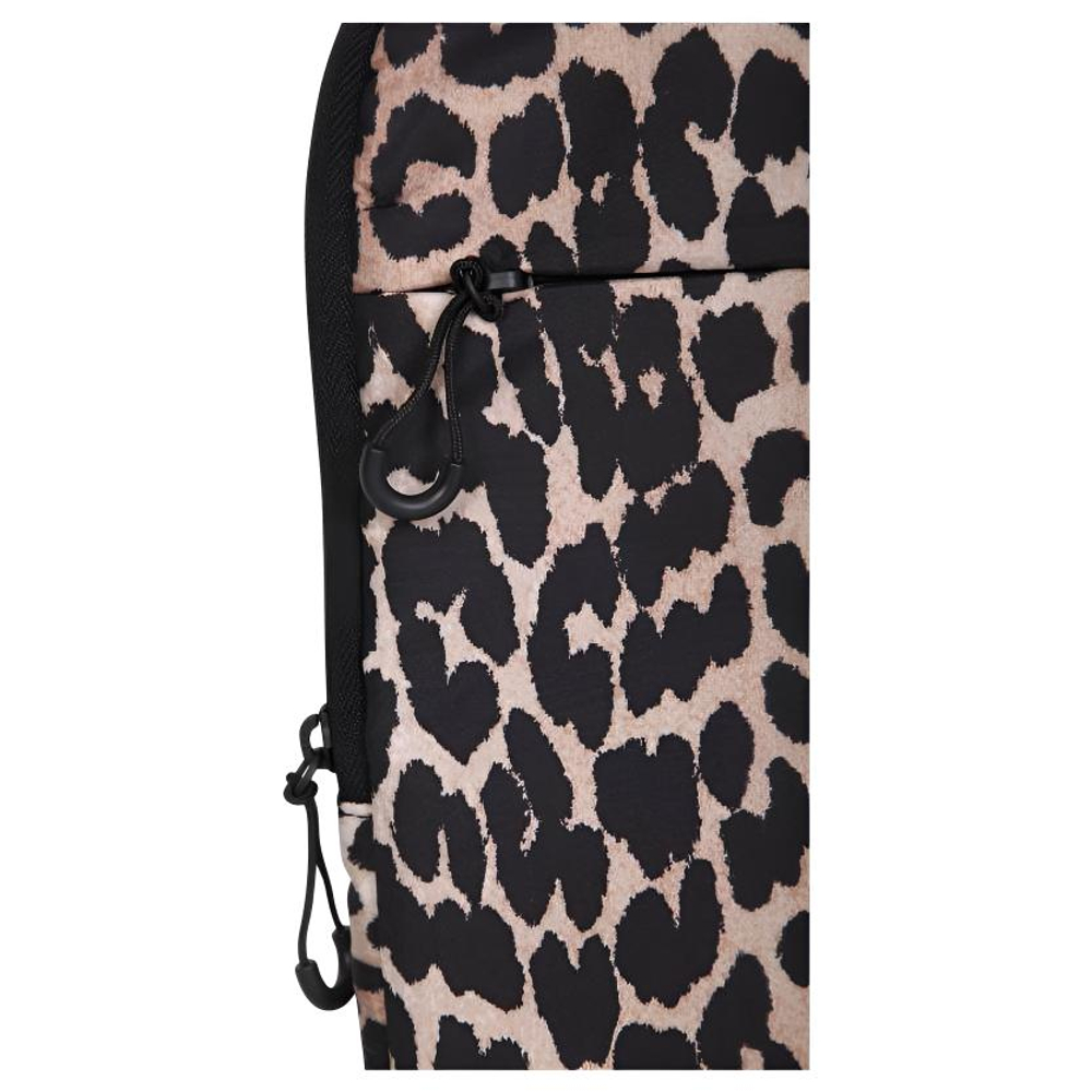 GANNI Recycled Polyester Laptop Bag Unisex Light Umber