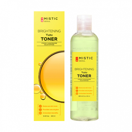 MISTIC Brightening Yuzu Toner Тонер с экстрактом юдзу для сияния кожи 250мл