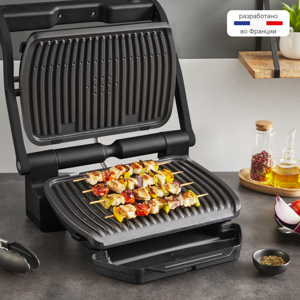 Умный электрогриль Tefal OptiGrill+ GC717810