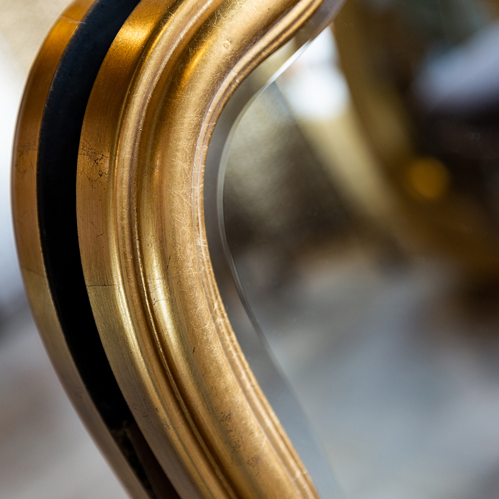 Зеркало настенное Объект мечты Тиль Голд