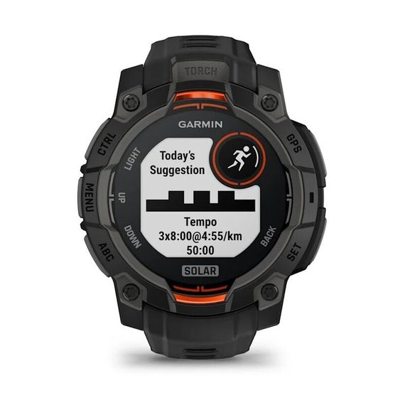 Умные часы Garmin Instinct 3 45 mm Solar Black