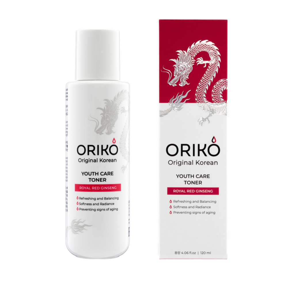ORIKO Royal Red Ginseng Youth Care Toner Тонизирующий тонер с экстрактом красного женьшеня против первых морщин 120мл