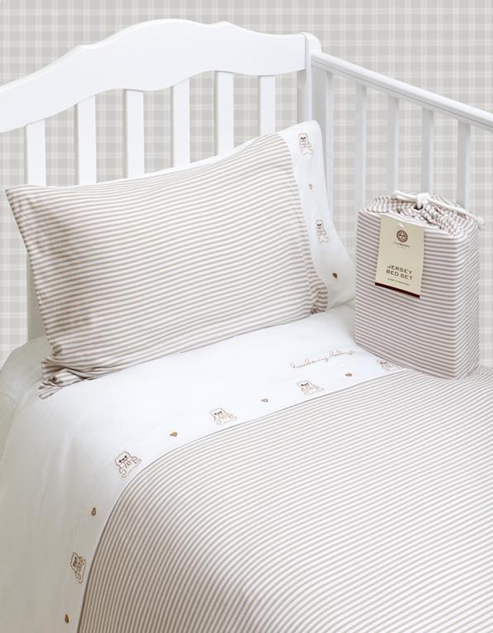 Детское постельное белье трикотажное Медвежата от Luxberry