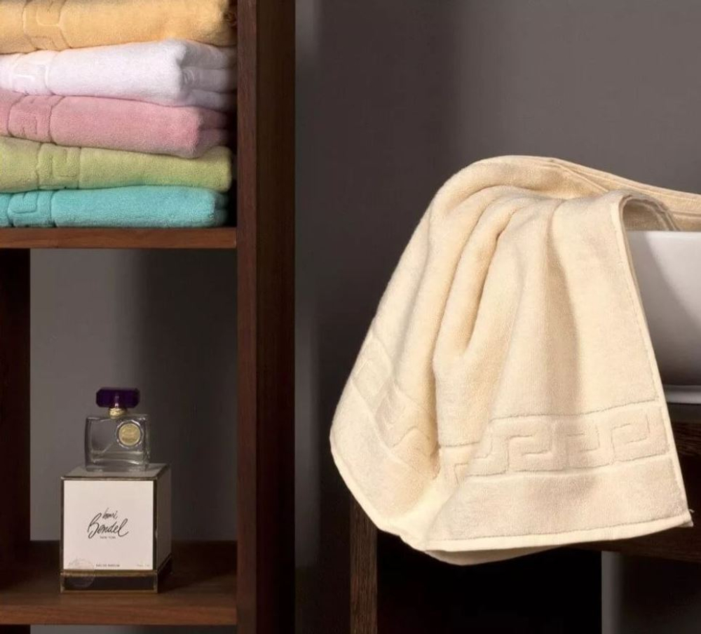 Полотенце 30x50 Weseta Dreamflor ivory молочный