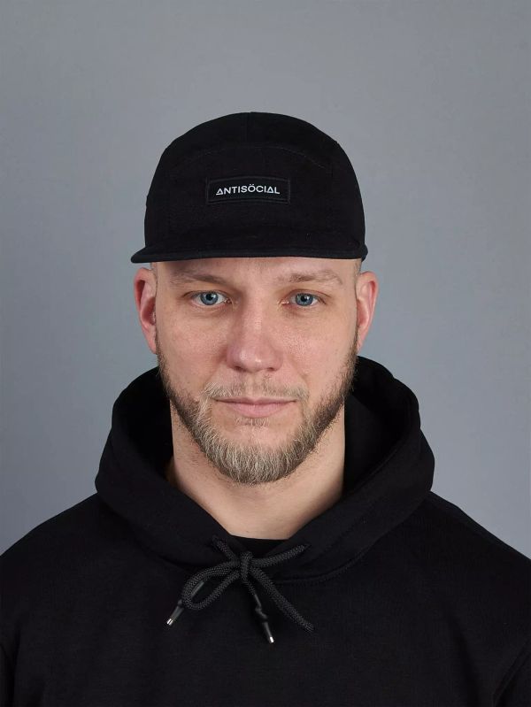 Кепка 5 panel patch Черная - фото 2