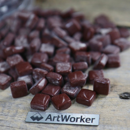 FLORY12 AW057 Стеклянная мозаика 12х12 мм 0,5 кг