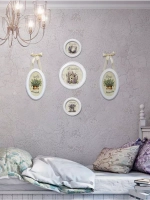 Картины на стену интерьерные на холсте 3 шт. 17.5 см