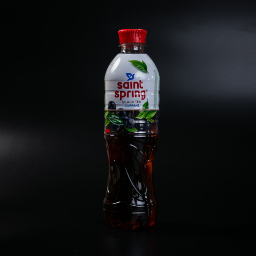 Напиток святой источник Черный чай смородина негазированный