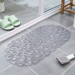 Коврик для ванной 65*35см "Миф" белый