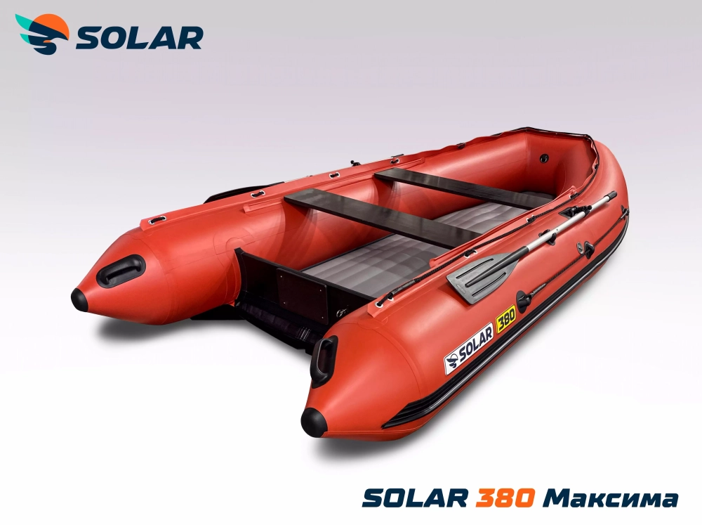 Лодка надувная моторная solar-380 к (максима)