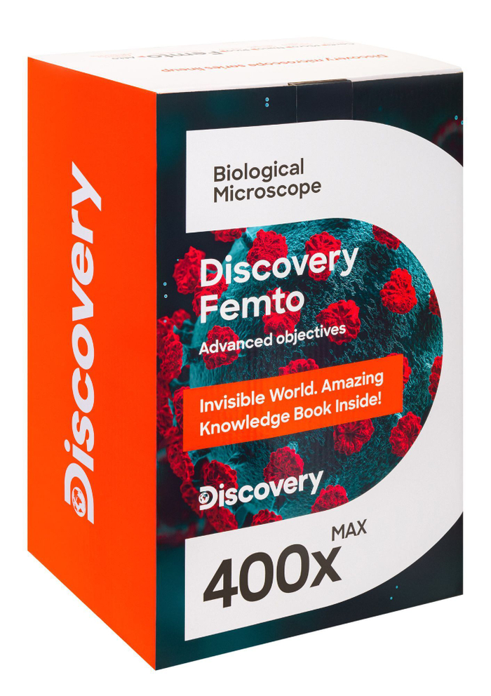 Микроскоп цифровой Levenhuk Discovery Femto Polar с книгой