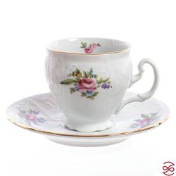 Набор кофейных пар Bernadotte Полевой цветок 170 мл(6 пар)