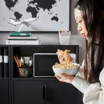 Шкаф - TROTTEN IKEA/ ТРОТТЕН ИКЕА,  110х70 см, черный