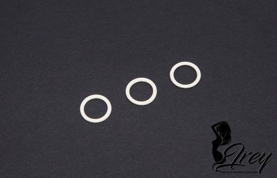 Кольцо Arta-F, 10 мм, металл, айвори 004