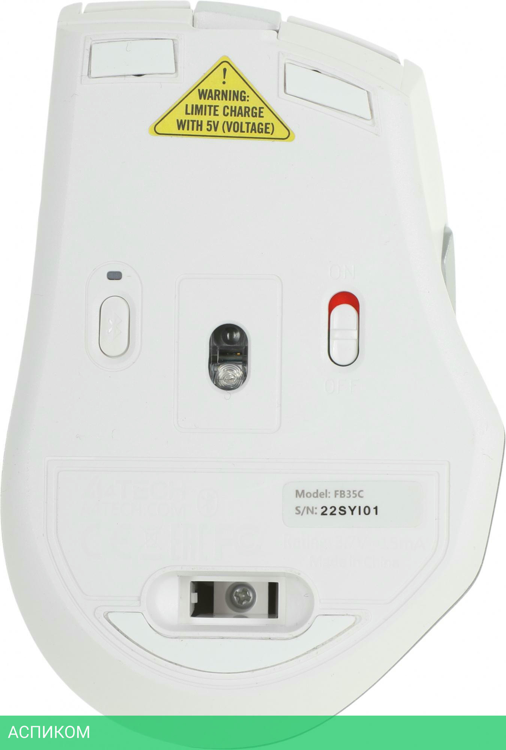 Набор периферии A4Tech Fstyler FB2535C Icy White белый/серый