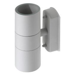 Светильник декоративный настенный ЭРА WL28 WH под лампу MR16 GU10 IP54 белый для интерьера и фасадов зданий | Фасадная декоративная подсветка