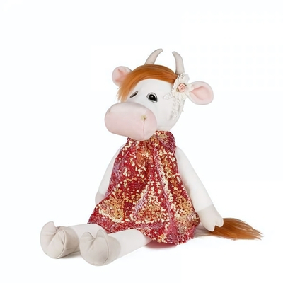 Коровка Глаша в Коралловом Платье, 23см