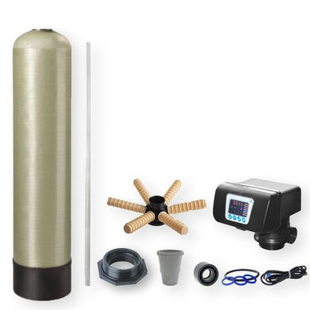 Комплект МоноКит : клапан с таймером RUNXIN, корпус фильтра 2472, клапан управления F67С - Осветление /обезжелезивание