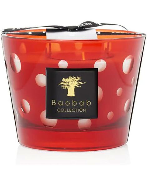 Red, свеча Bubbles MAX 10, Baobab Collection